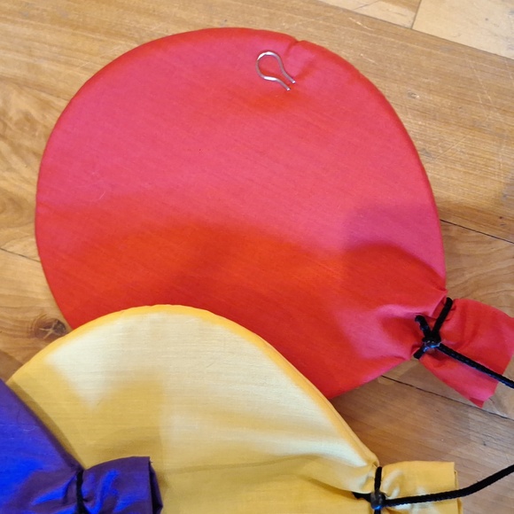 Vintage 70s 80s Circus Balloon Fabric Wall Hanging Kids Decor Wooltex 19… - Picture 7 of 8